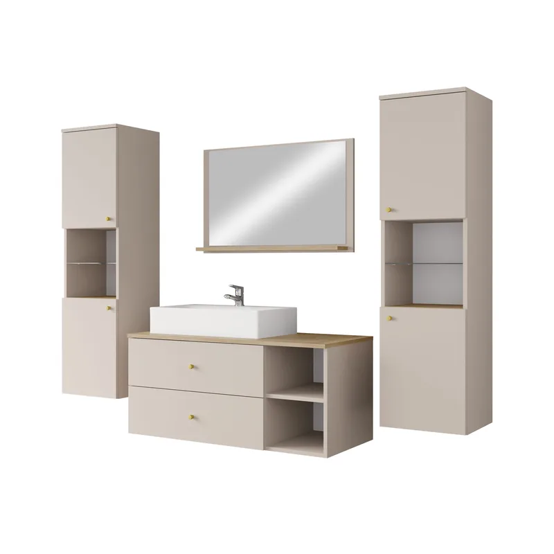 Askersund Badeværelsesmøbelsæt, Beige