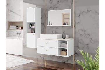 Askersund Møbelsæt til Badeværelse - Hvid - Hus & renovering - Køkken & bad - Badeværelse - Badeværelsesmøbler - Komplette møbelpakker