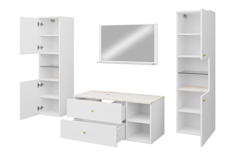 Askersund Møbelsæt til Badeværelse - Hus & renovering - Køkken & bad - Badeværelse - Badeværelsesmøbler - Komplette møbelpakker