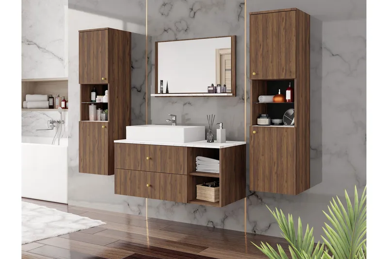 Askersund Møbelsæt til Badeværelse - Hus & renovering - Køkken & bad - Badeværelse - Badeværelsesmøbler - Komplette møbelpakker