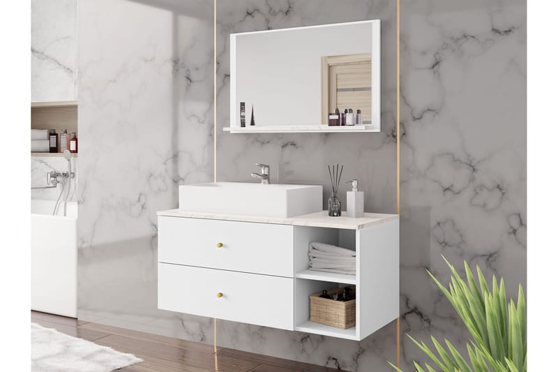 Askersund Møbelsæt til Badeværelse - Hus & renovering - Køkken & bad - Badeværelse - Badeværelsesmøbler - Komplette møbelpakker