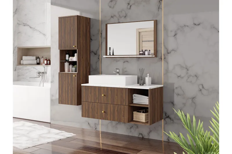 Askersund Møbelsæt til Badeværelse - Hus & renovering - Køkken & bad - Badeværelse - Badeværelsesmøbler - Komplette møbelpakker