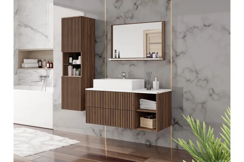 Askersund Møbelsæt til Badeværelse - Hus & renovering - Køkken & bad - Badeværelse - Badeværelsesmøbler - Komplette møbelpakker