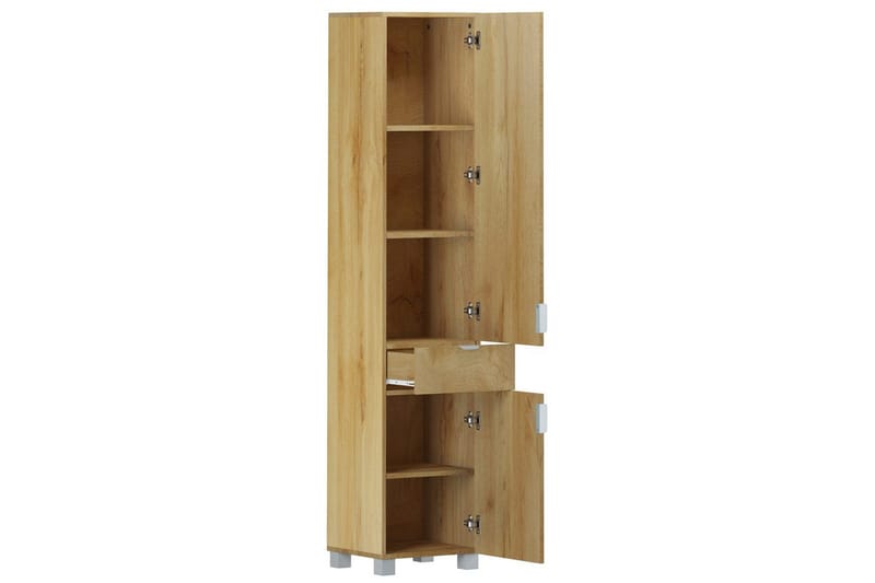 Atlas Højskab til Badeværelse 181x38x36 cm - Natur - Hus & renovering - Køkken & bad - Badeværelse - Badeværelsesmøbler - Badeværelsesskab