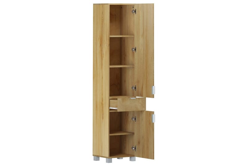 Atlas Højskab til Badeværelse 181x38x36 cm - Natur - Hus & renovering - Køkken & bad - Badeværelse - Badeværelsesmøbler - Badeværelsesskab