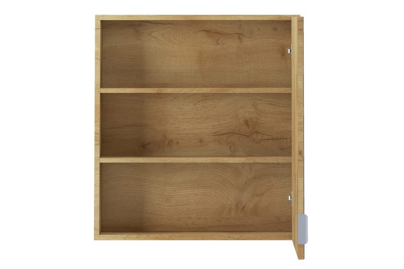 Atlas Væghylde med Spejl 60x65 cm - Natur - Hus & renovering - Køkken & bad - Badeværelse - Badeværelsesmøbler - Spejlskabe