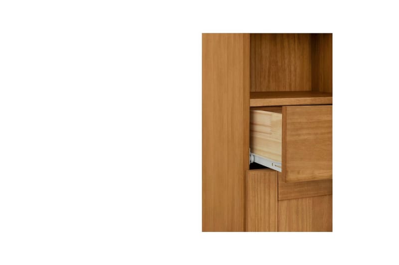 Badevægskab Alby 33x30x180 cm, Bejdset/Voks - 33x30x180 cm, Bejdset/Voks - Hus & renovering - Køkken & bad - Badeværelse - Badeværelsesmøbler - Badeværelsesskab