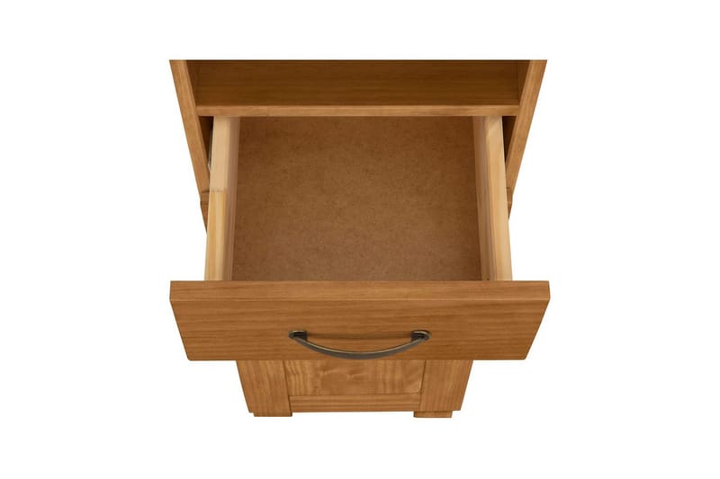 Badevægskab Alby 33x30x180 cm, Bejdset/Voks - 33x30x180 cm, Bejdset/Voks - Hus & renovering - Køkken & bad - Badeværelse - Badeværelsesmøbler - Badeværelsesskab