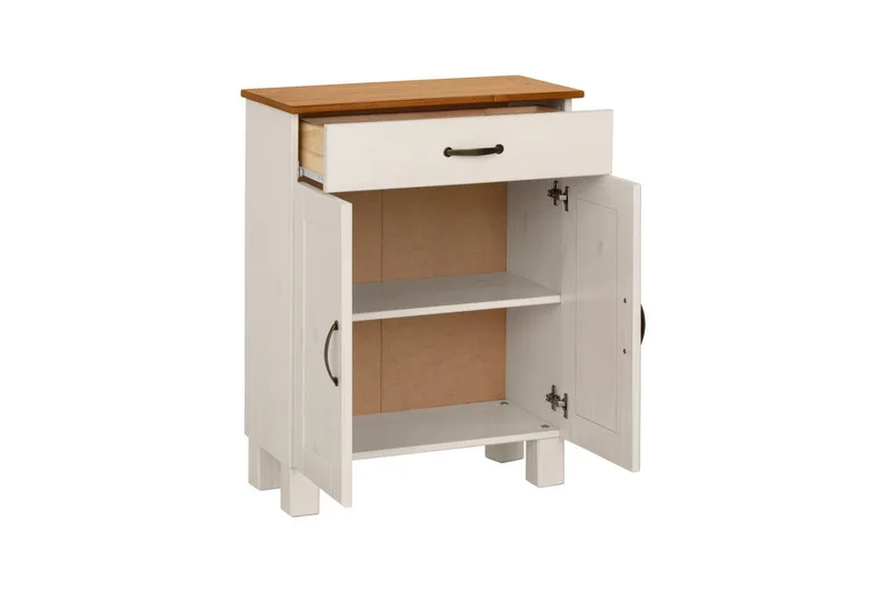 Badevægskab Alby 60x30x80 cm, Hvid/Honning - 60x30x80 cm, Hvid/Honning - Hus & renovering - Køkken & bad - Badeværelse - Badeværelsesmøbler - Badeværelsesskab