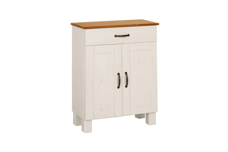 Badevægskab Alby 60x30x80 cm, Hvid/Honning - 60x30x80 cm, Hvid/Honning - Hus & renovering - Køkken & bad - Badeværelse - Badeværelsesmøbler - Badeværelsesskab