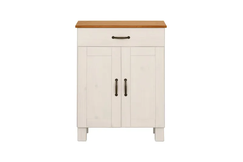 Badevægskab Alby 60x30x80 cm, Hvid/Honning - 60x30x80 cm, Hvid/Honning - Hus & renovering - Køkken & bad - Badeværelse - Badeværelsesmøbler - Badeværelsesskab