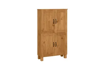 Badevægskab Alby 75x30x130 cm, Bejdset/Voks - 75x30x130 cm, Bejdset/Voks - Hus & renovering - Køkken & bad - Badeværelse - Badeværelsesmøbler - Badeværelsesskab