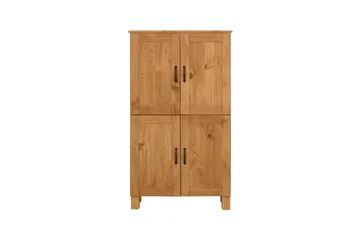 Badevægskab Alby 75x30x130 cm, Bejdset/Voks - 75x30x130 cm, Bejdset/Voks - Hus & renovering - Køkken & bad - Badeværelse - Badeværelsesmøbler - Badeværelsesskab