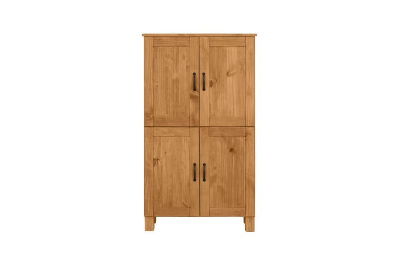 Badevægskab Alby 75x30x130 cm, Bejdset/Voks - 75x30x130 cm, Bejdset/Voks - Hus & renovering - Køkken & bad - Badeværelse - Badeværelsesmøbler - Badeværelsesskab