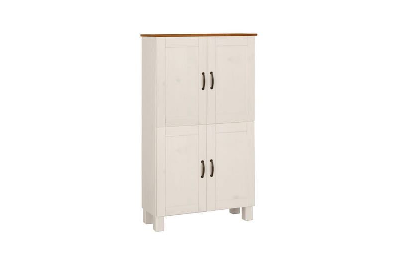 Badevægskab Alby 75x30x130 cm, Hvid/Honning - 75x30x130 cm, Hvid/Honning - Hus & renovering - Køkken & bad - Badeværelse - Badeværelsesmøbler - Badeværelsesskab
