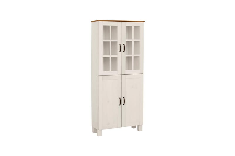 Badevægskab Alby 75x30x170 cm, Hvid/Honning - 75x30x170 cm, Hvid/Honning - Hus & renovering - Køkken & bad - Badeværelse - Badeværelsesmøbler - Badeværelsesskab