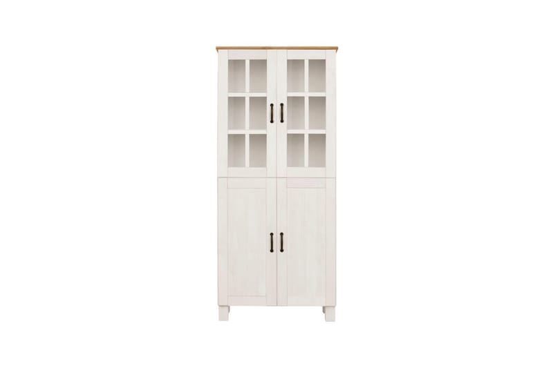 Badevægskab Alby 75x30x170 cm, Hvid/Honning - 75x30x170 cm, Hvid/Honning - Hus & renovering - Køkken & bad - Badeværelse - Badeværelsesmøbler - Badeværelsesskab
