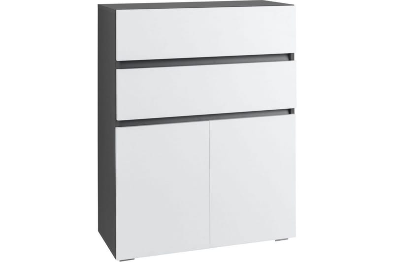 Badevægskab Wisla 76x35x98 cm, Antracit/Hvid - 76x35x98 cm, Antracit/Hvid - Hus & renovering - Køkken & bad - Badeværelse - Badeværelsesmøbler - Badeværelsesskab