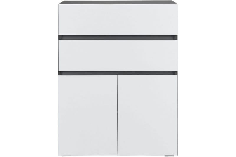 Badevægskab Wisla 76x35x98 cm, Antracit/Hvid - 76x35x98 cm, Antracit/Hvid - Hus & renovering - Køkken & bad - Badeværelse - Badeværelsesmøbler - Badeværelsesskab