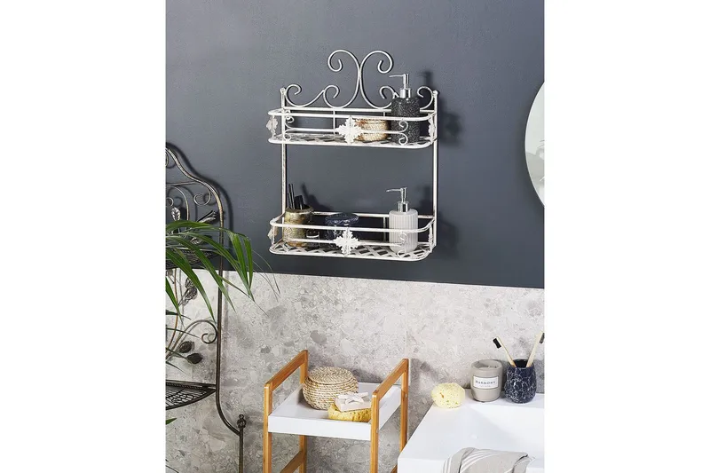 Badeværelseshylde Marayes Hvid - Hvid - Hus & renovering - Køkken & bad - Badeværelse - Badeværelsesmøbler - Badeværelseshylde