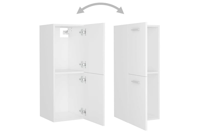 badeværelsesmøbelsæt spånplade hvid - Hvid - Hus & renovering - Køkken & bad - Badeværelse - Badeværelsesmøbler - Komplette møbelpakker