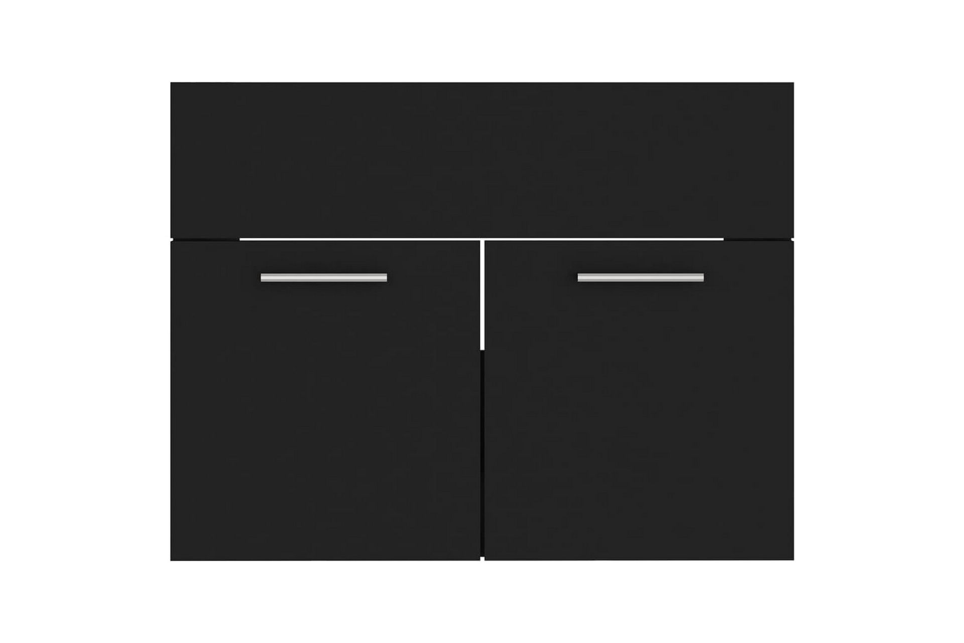 badeværelsesmøbelsæt spånplade sort - Sort - Hus & renovering - Køkken & bad - Badeværelse - Badeværelsesmøbler - Komplette møbelpakker
