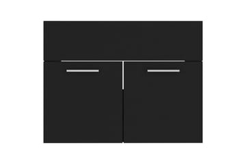 badeværelsesmøbelsæt spånplade sort - Sort - Hus & renovering - Køkken & bad - Badeværelse - Badeværelsesmøbler - Komplette møbelpakker