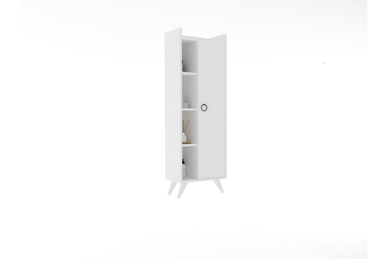 Andifli Badeværelsesopbevaring 50x140 cm - Hvid - Badeværelsesopbevaring