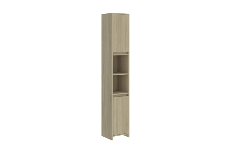 Badeværelsesskab 30X30X183,5 cm Spånplade Sonoma-Eg - Brun - Hus & renovering - Køkken & bad - Badeværelse - Badeværelsesmøbler - Badeværelsesopbevaring