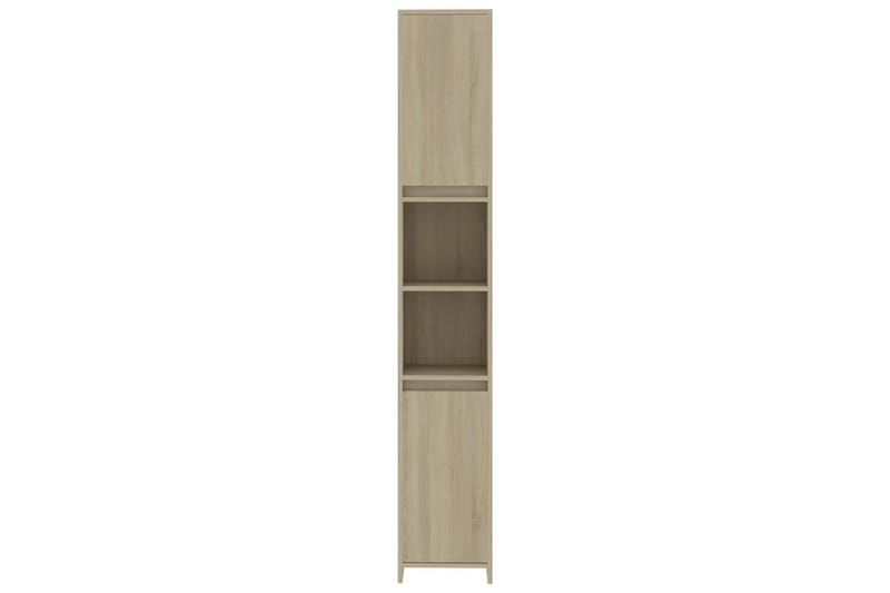 Badeværelsesskab 30X30X183,5 cm Spånplade Sonoma-Eg - Brun - Hus & renovering - Køkken & bad - Badeværelse - Badeværelsesmøbler - Badeværelsesopbevaring