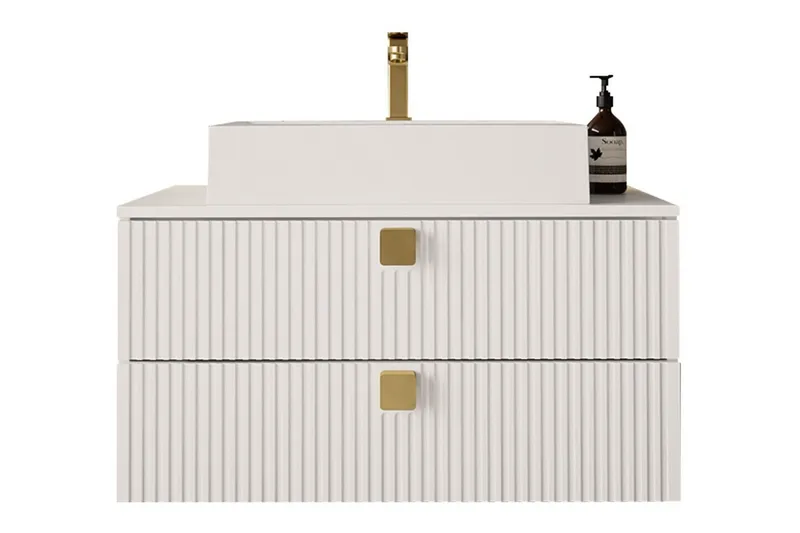 Glenndale Badeværelsesopbevaring, Hvid