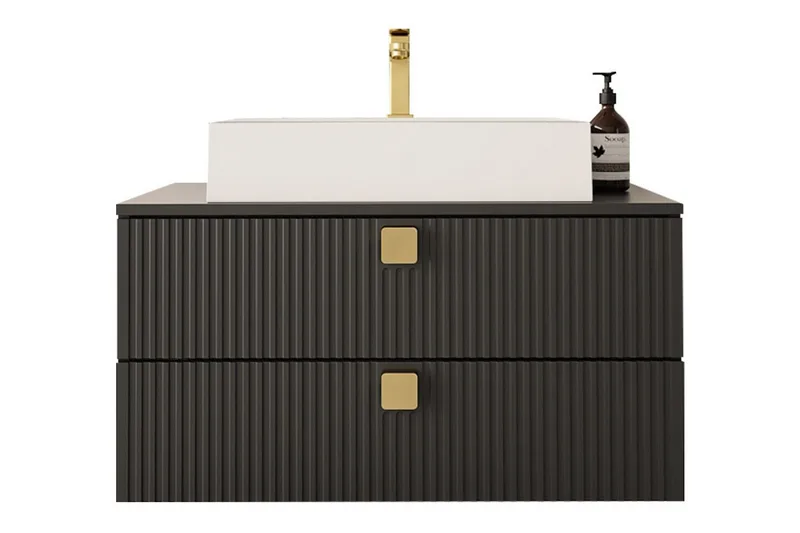 Glenndale Badeværelsesopbevaring, Sort