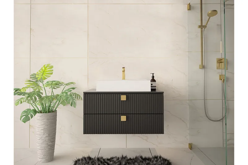 Glenndale Badrumsförvaring Concept 55 Black - Hus & renovering - Køkken & bad - Badeværelse - Badeværelsesmøbler - Badeværelsesopbevaring