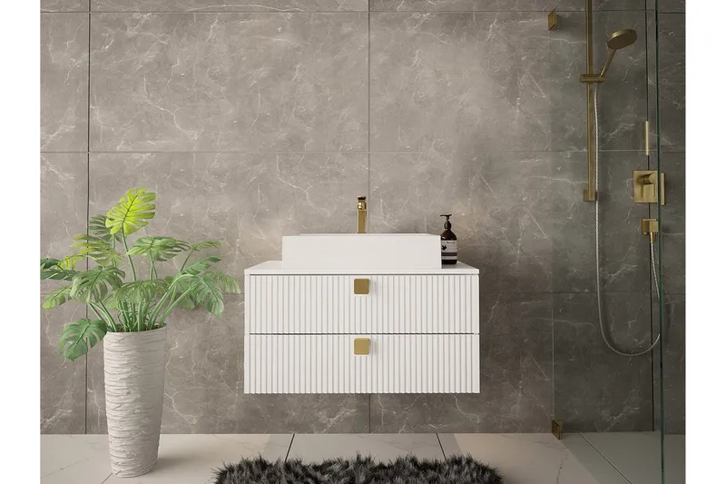 Glenndale Badrumsförvaring Concept 55 White - Hus & renovering - Køkken & bad - Badeværelse - Badeværelsesmøbler - Badeværelsesopbevaring