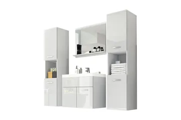 Badeværelsessæt Delorimier XL - Hvid - Hus & renovering - Køkken & bad - Badeværelse - Badeværelsesmøbler - Komplette møbelpakker
