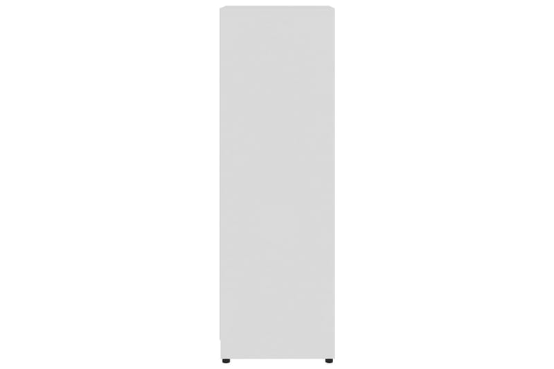 Badeværelsesskab 30X30X95 cm Spånplade Hvid Højglans - Hvid - Badeværelsesskab - Vægskabe & højskabe