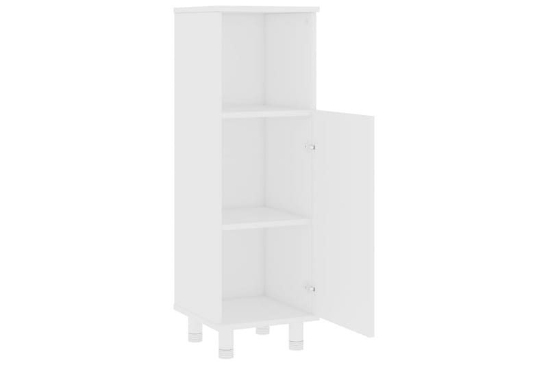 badeværelsesskab 30x30x95 cm spånplade hvid - Hvid - Hus & renovering - Køkken & bad - Badeværelse - Badeværelsesmøbler - Badeværelsesskab