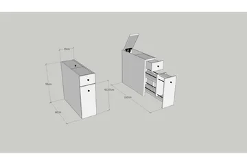 Byrå Ek - Hus & renovering - Køkken & bad - Badeværelse - Badeværelsesmøbler - Badeværelsesopbevaring