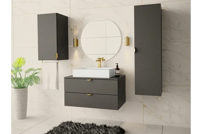 Glenndale Väggskåp 35x35 cm Concept 55 Grey - Hus & renovering - Køkken & bad - Badeværelse - Badeværelsesmøbler - Badeværelsesskab