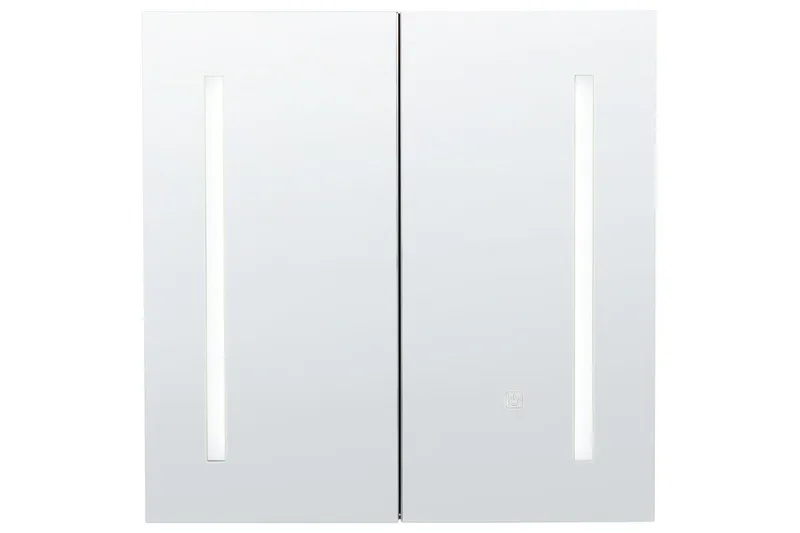 Badeværelsesskab med spejl Chabunco Sort, Sølv - Sort, Sølv - Hus & renovering - Køkken & bad - Badeværelse - Badeværelsesmøbler - Spejlskabe