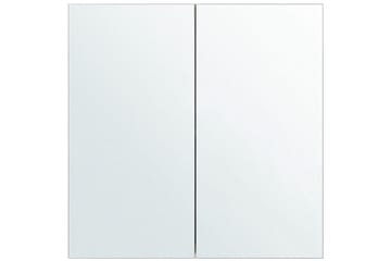 Badeværelsesskab med spejl Navarra Hvid, Sølv, 60x14x60 cm - Hvid, Sølv, 60x14x60 cm - Hus & renovering - Køkken & bad - Badeværelse - Badeværelsesmøbler - Spejlskabe