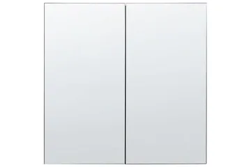 Badeværelsesskab med spejl Navarra Sort, Sølv, 60x14x60 cm - Sort, Sølv, 60x14x60 cm - Hus & renovering - Køkken & bad - Badeværelse - Badeværelsesmøbler - Spejlskabe