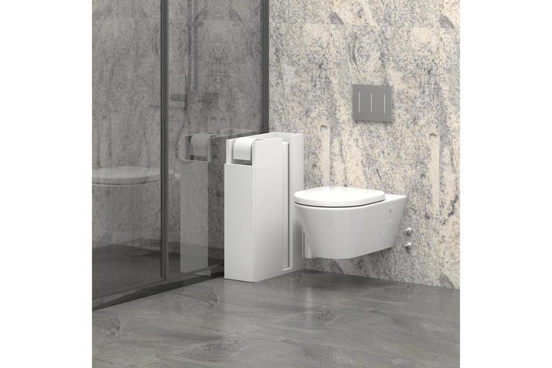 Siurana Badeværelsesopbevaring 42x66 cm 3 Hylder - Hvid - Badeværelsesskab