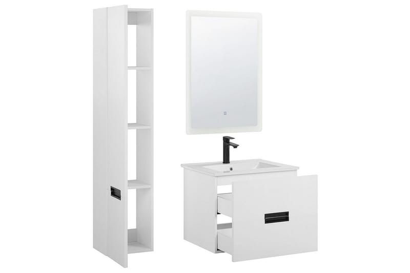 Badeværelsesskab Tudela Hvid - Hvid - Hus & renovering - Køkken & bad - Badeværelse - Badeværelsesmøbler - Badeværelsesskab