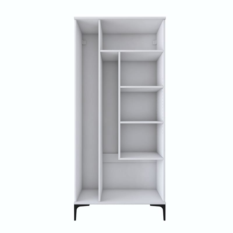 Badeværelsesskab Wallxpert Cleo Hylde (90 x 198,6 x 45 cm) Hvid - Hvid - Hus & renovering - Køkken & bad - Badeværelse - Badeværelsesmøbler - Badeværelsesskab