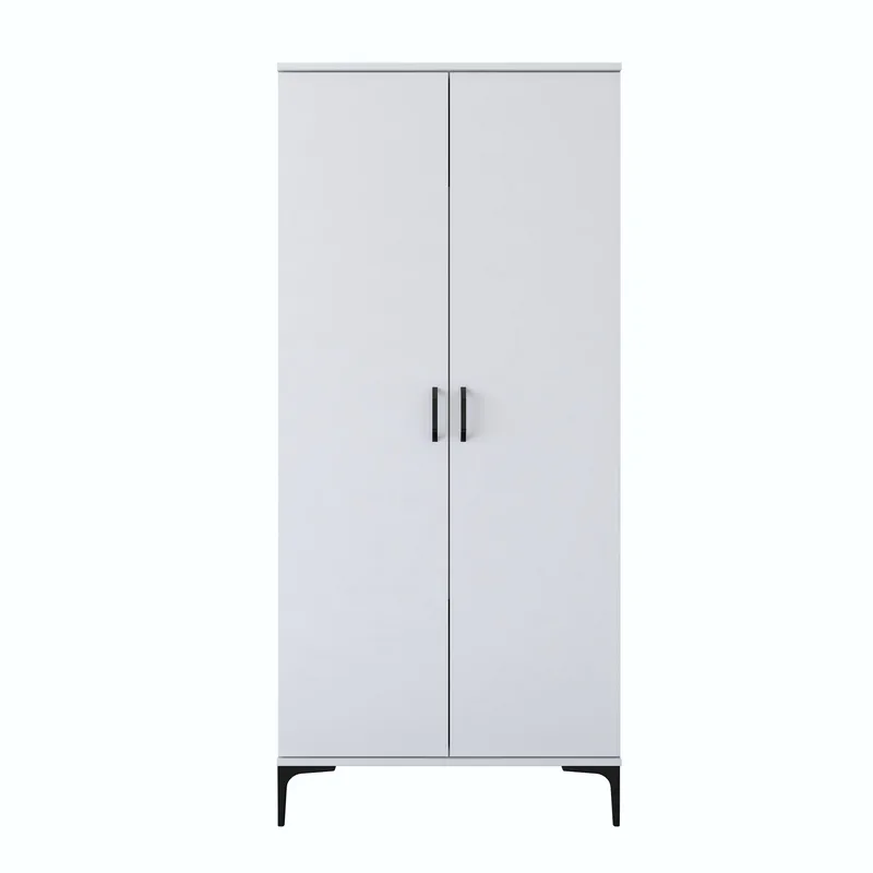 Badeværelsesskab Wallxpert Cleo Hylde (90 x 198,6 x 45 cm) Hvid, Hvid