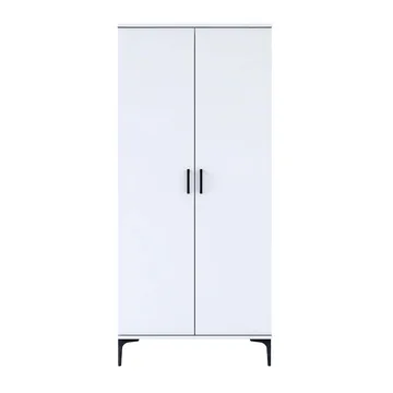 Badeværelsesskab Wallxpert Cleos Shelf (90 x 198,6 x 45 cm) Hvid - Hvid - Hus & renovering - Køkken & bad - Badeværelse - Badeværelsesmøbler - Badeværelsesskab