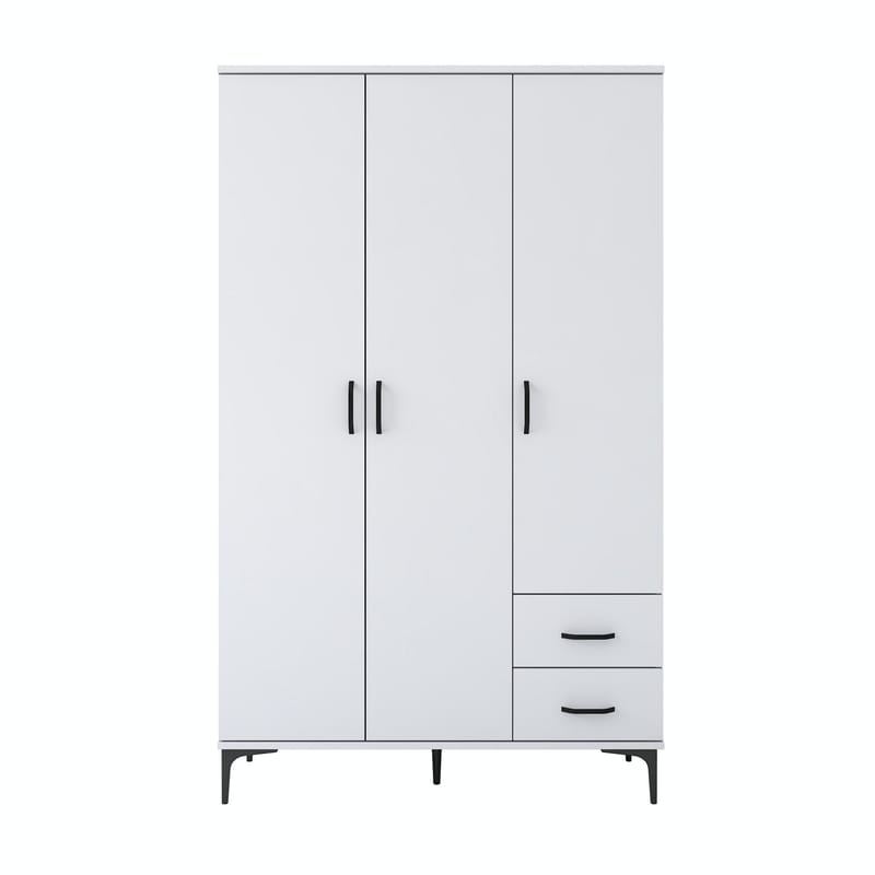 Badeværelsesskab Wallxpert Dara (120 x 198,6 x 45 cm) Hvid - Hvid - Hus & renovering - Køkken & bad - Badeværelse - Badeværelsesmøbler - Badeværelsesskab