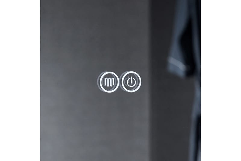 Badeværelsesspejl 120x100 cm med LED-belysning og anti-dug - Hus & renovering - Køkken & bad - Badeværelse - Badeværelsesmøbler - Badeværelsesspejl