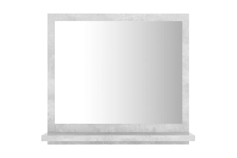 badeværelsesspejl 40x10,5x37 cm spånplade betongrå - Grå - Hus & renovering - Køkken & bad - Badeværelse - Badeværelsesmøbler - Badeværelsesspejl